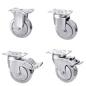 Dajin Medium Duty Stainless Steel Casters Wheels 150kg-200KG Load Capacity