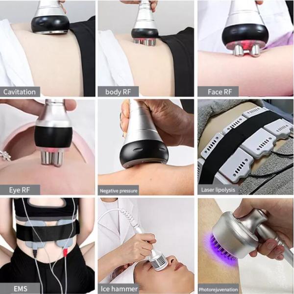 9 In 1 Ultrasonic 40k Cavitation Body Slimming Machine Weight Loss Reshape Beauty