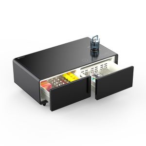 Modern Design Led Drawer Light Smart Coffee Table with Music Player and Wireless