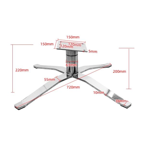 Ergonomic Sofa Chair / Lounge Chair With 720mm High Quality Plating Iron Base