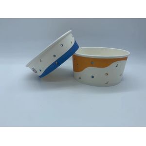 Customized Cheap Hot Insulated Double PE 28oz Recyclable Paper Bowls