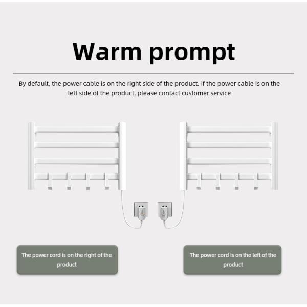 Three-layer Modern Design Steel Bathroom Heated Towel Warmer Rail Electric 1000 400