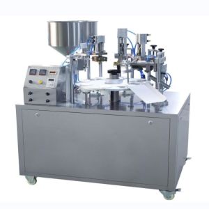 Semi-Auto Cosmetic Cream Plastic Tube Filling And Sealing Machine
