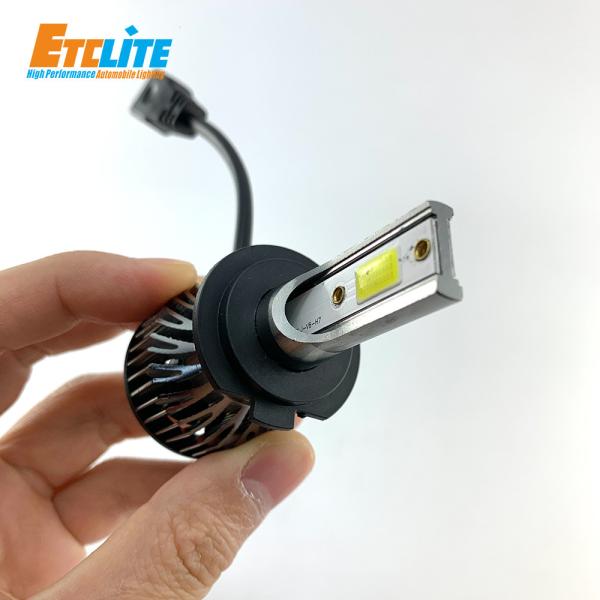 H11 H8 H4 Car LED Headlight Bulbs 4000K Temperature 72W 6400Lm