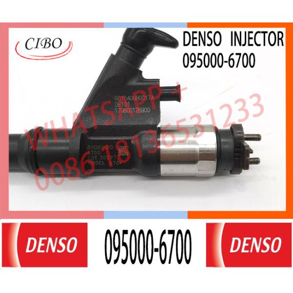 Fuel Injector 095000-6700 6701 Fuel Injection Nozzle for D6114 Xcmg Crane Heavy Truck Howo 336