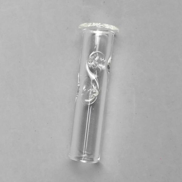 30mm Length Glass Bongs Accessories Flat Mouth Glass Filter Tips Daily Use