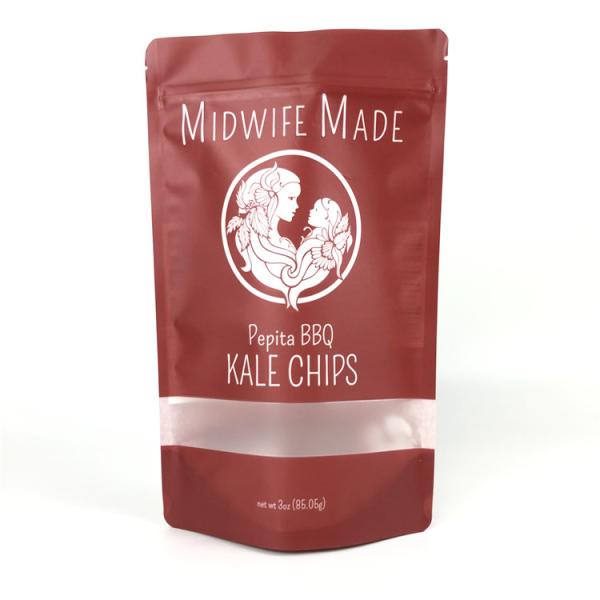 Aluminum Food Packaging Bag Matte Effect Plastic Laminated Stand Up Tea Mixed