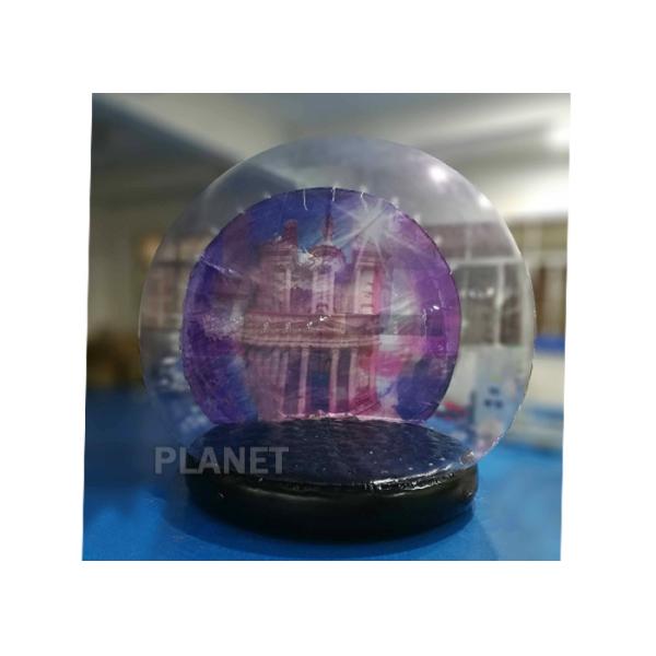 Buy Customized Giant Human Size Inflatable Snow Globe With Blower , Air Pump at wholesale prices