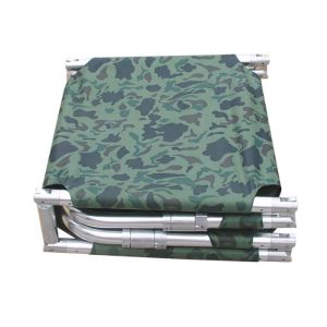 Aluminum Alloy 160Kgs Armygreen Rescue Folding Stretcher With Castors