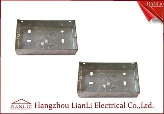 Buy Custom Outdoor Waterproof Metal Electrical Gang Box Pre Galvanized at wholesale prices