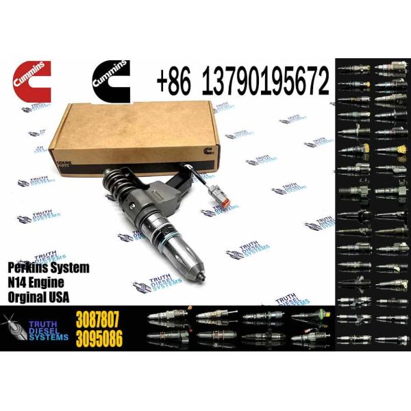New Construction Machinery Fuel Injector Parts for CUMMINS Diesel Engine Compatible Models N14 4307516N 3411767T 3407776 3087807