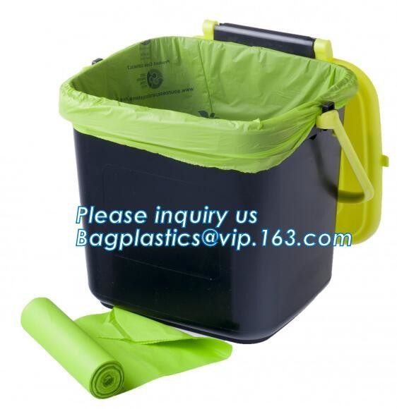 100% biodegradable compostable plastic garbage bags, 100% biodegradable black
