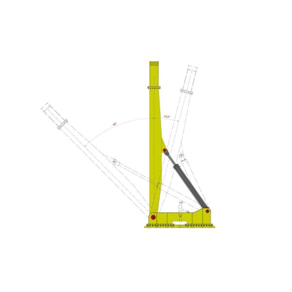 35 TON SWL Marine A Frame for OSV Vessel