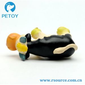 Lovely Latex cow shape dog teaser toy