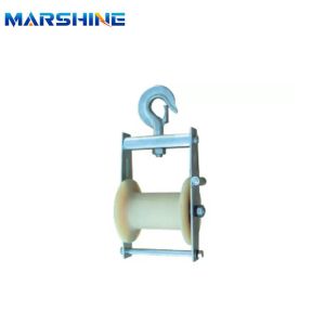 Aluminum Nylon Sheave Roller Bunch Conductor Stringing Pulley Block