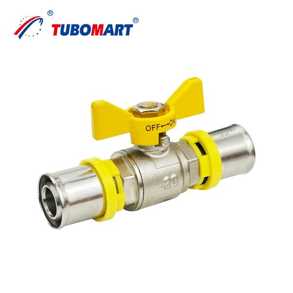 Buy Easy Installation 12mm 16mm 25mm 32mm AS4174 Gas System Water Supply Brass Pipe Fitting TH Type Gas Press Plumbing Fitting at wholesale prices