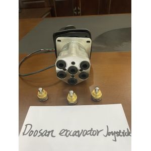 Doosan Operating Lever DX55 Excavator Joystick Handles Three Switches DX60 80