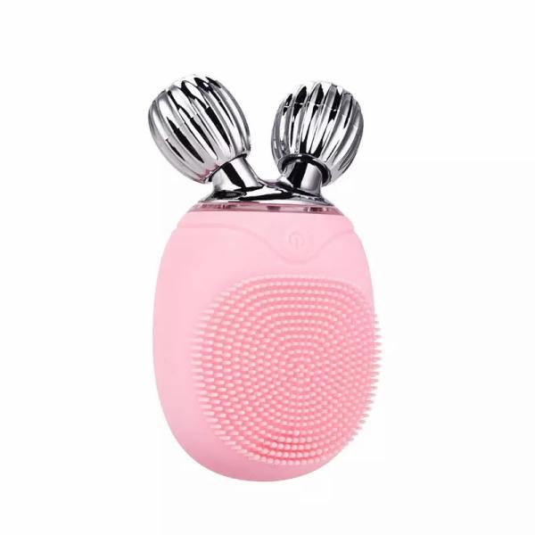 Silicone Electric Facial Cleansing Brush Face Cleaning Spa Massage Scrubber Massager Face Body