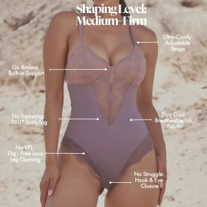 Sculpting Lace Shapewear Bodysuit