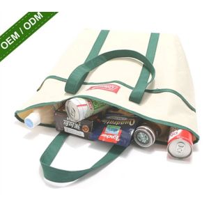 customized printed grocery canvas bag tote bag for shopping with large interior