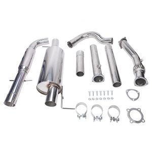 Ss 304 Cat Back Exhaust Automotive Exhaust Pipes Polished