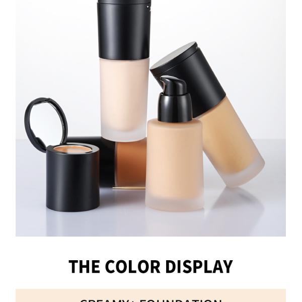 Wholesale Private Label Vegan Long Lasting Sweatproof Waterproof Makeup Face Liquid Foundation for Black Women