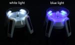 ABS Acrylic Solar Display Stand 360 Degree Rotation Battery Or Solar Power