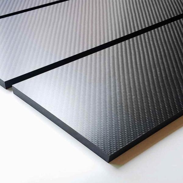 Buy Twill Weave Mechanical Carbon Fiber Flat Sheet 0.5mm Thickness at wholesale prices