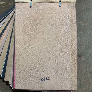 Microfiber Artificial Leather Material Bovine Split Finished