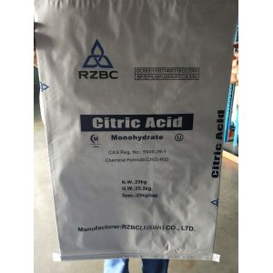 Quality USP 16mesh Citric Acid Monohydrate Powder With 99.5% Purity for sale