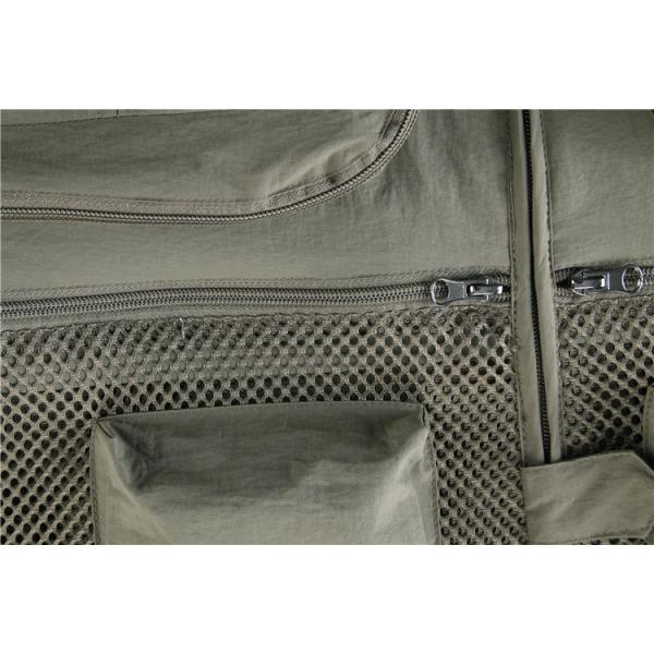 Summer Designer Casual Biker Multi-pocket Mesh Utility Breathable Sleeveless Fishing Plus Size Men's Vests & Waistcoats