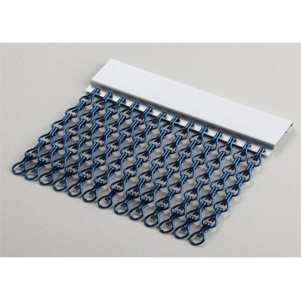 Buy Room Dividers Aluminum Alloy Metal Mesh Curtain Black Color at wholesale prices