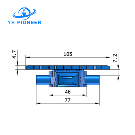 Conveyor System Seamless Toothed Chain For Modular Automation Systems
