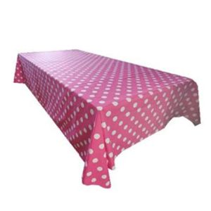 PEVA Plain Dyed Disposable Plastic Table Cover Oilproof
