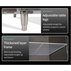 Under Counter Refrigerator with Chiller and Double-Temperature Refrigeration