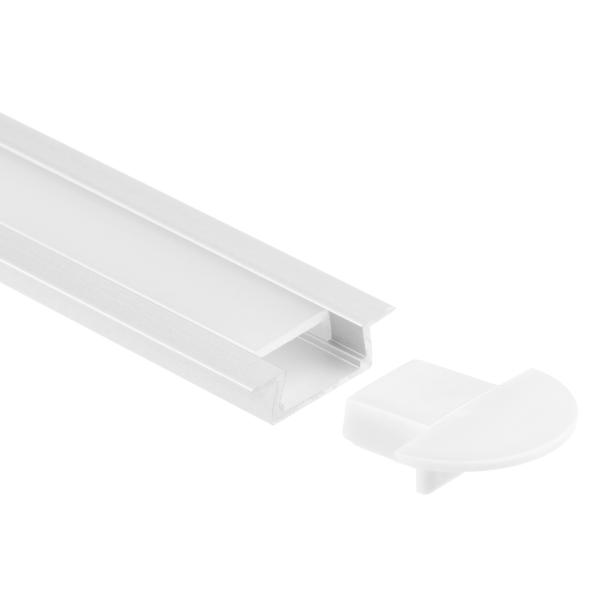 Buy Anodized Recessed LED Strip Lighting Channel 6063 Aluminium Alloy Extrusion at wholesale prices
