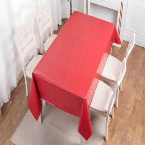 100% Waterproof Pvc Rectangle Table Cloth For Dining Table Europe Style Camping