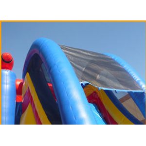 Football Basketball Sports Inflatable Bounce House Combo Customized Panel For