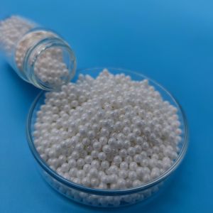 Quality White Ceramic Bead Blasting Effective Sandblasting Particle B205 for sale