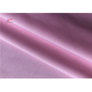 Dull Pink Color 80 Nylon 20 Spandex Swimwear Fabric For Garment Underwear