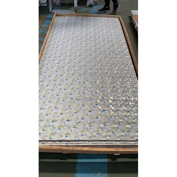 Water Ripple Corrugated Stainless Steel Sheet for Customized Architectural Decoration