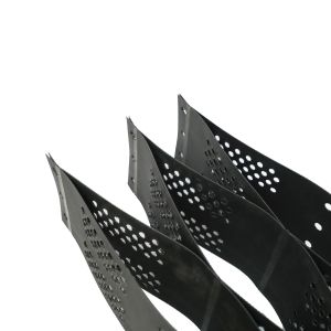 High Tensile Strength Biaxial Plastic Mesh – 30kN/m Black PP/PET Geogrid for