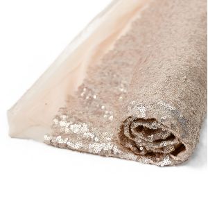 125cm Glitter Sparkly Sequin Embroidered Fabric For Party Dress