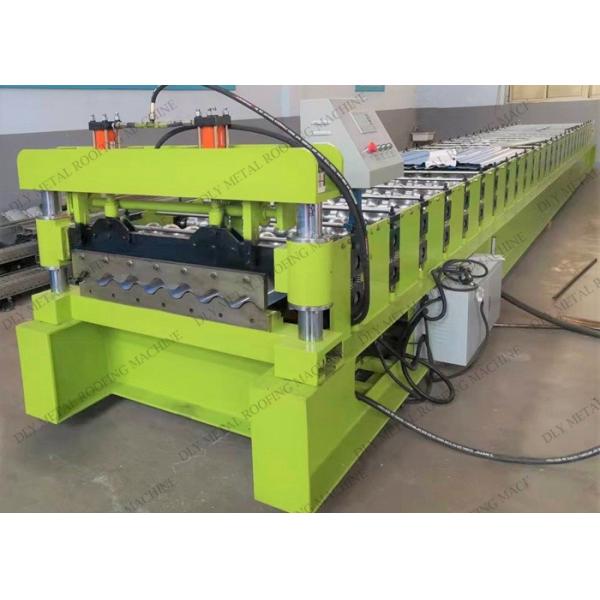 Hydraulic Cutting 480V Corrugated Roofing Machine 1.25m Metal Roof Forming Machine