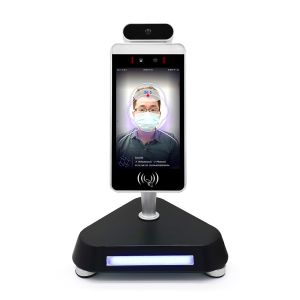 Smart All In One PC Body Temperature Kiosk With Wifi Camera