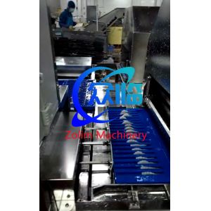2.25KW Tempura Shrimp NOBASHI Stretching Machine, Shrimp Extending Machine