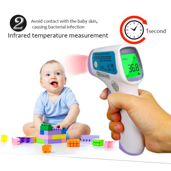 Babies Handheld Digital Infrared Thermometer Non Contact Multi Purpose