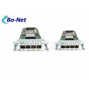 Quality NIM 4MFT T1 E1 Clear Channel Cisco Wan Interface Card 4 Ports Long Distance for sale