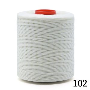 250D/16 Flat Waxed Thread for Leather Sewing Polyester Wax Bonded Braided Thread