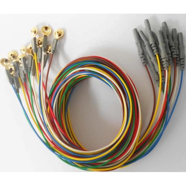 Buy Brain Electrode Wire TPU Medical Cable Assemblies Gold Plated at wholesale prices